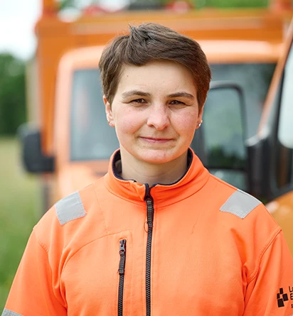 Nadine Sigel vom Starßenbauamt